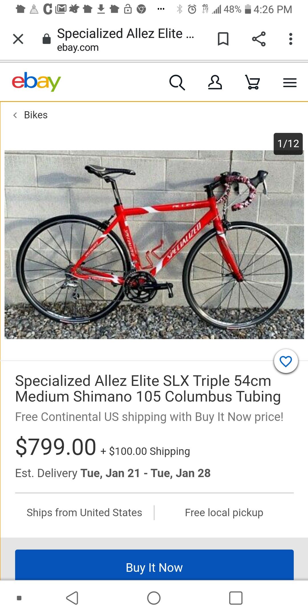 Specialized allez elite online size guide