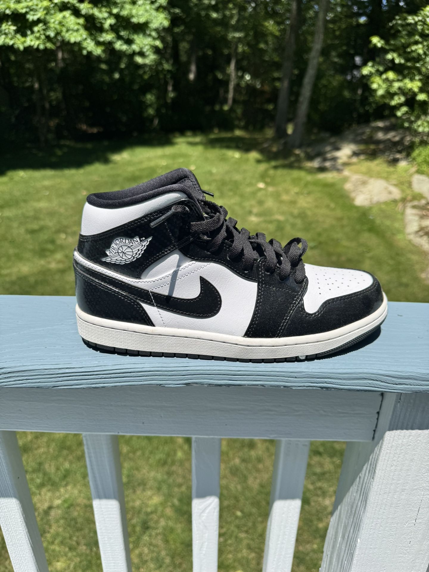 Air Jordan 1 Mid SE “All-Star” Black/White Mens size 8.5