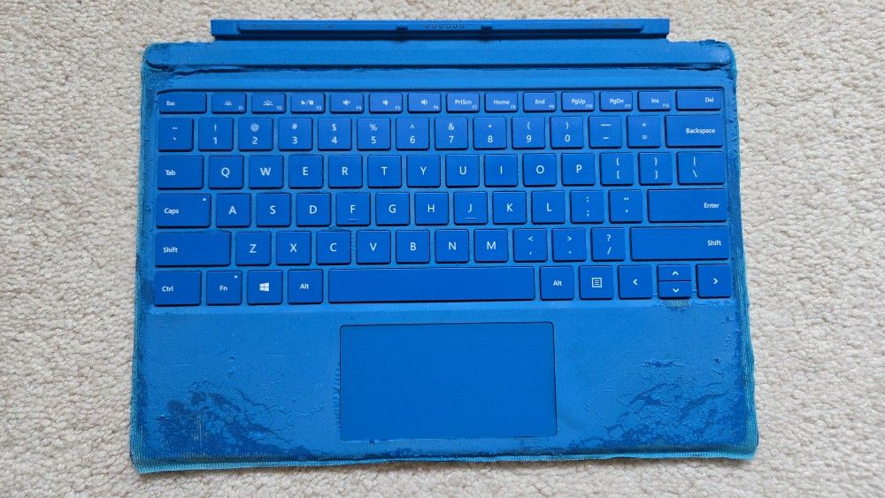 Microsoft Signature Alcantara Type Cover Surface Pro 7, 6, 5, 4 Backlit Keyboard OEM