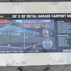 20 x 30 Metal Carport TMG