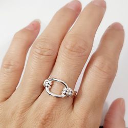 925 sterling silver women's lady's Men's cuff ring Gift