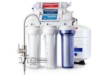 iSpring RCC7AK-BN NSF Certified, 75 GPD, Alkaline 6-Stage Reverse Osmosis System