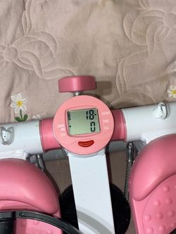 Mini Stepper Exercise Machine Pink and White