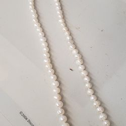 Pearl 8mm Necklace 30inch 