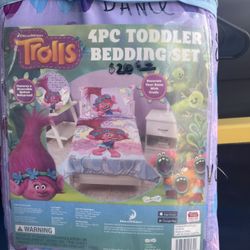 4 Piece Toddler Bed Set 