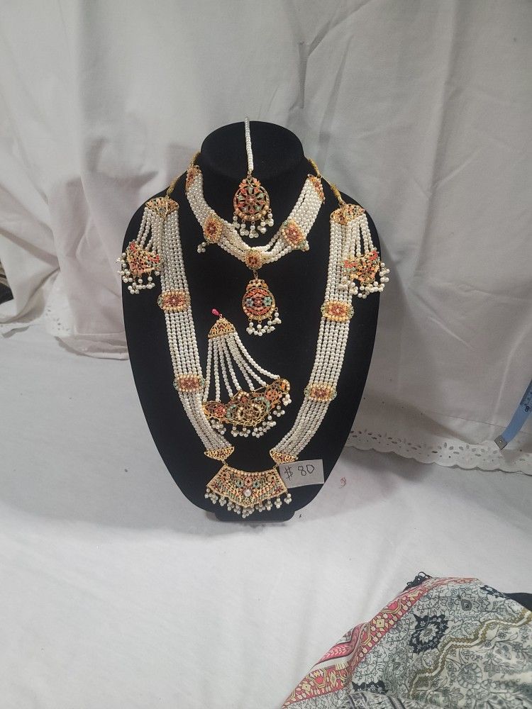 5 PC Jewelry Set Multi Color 