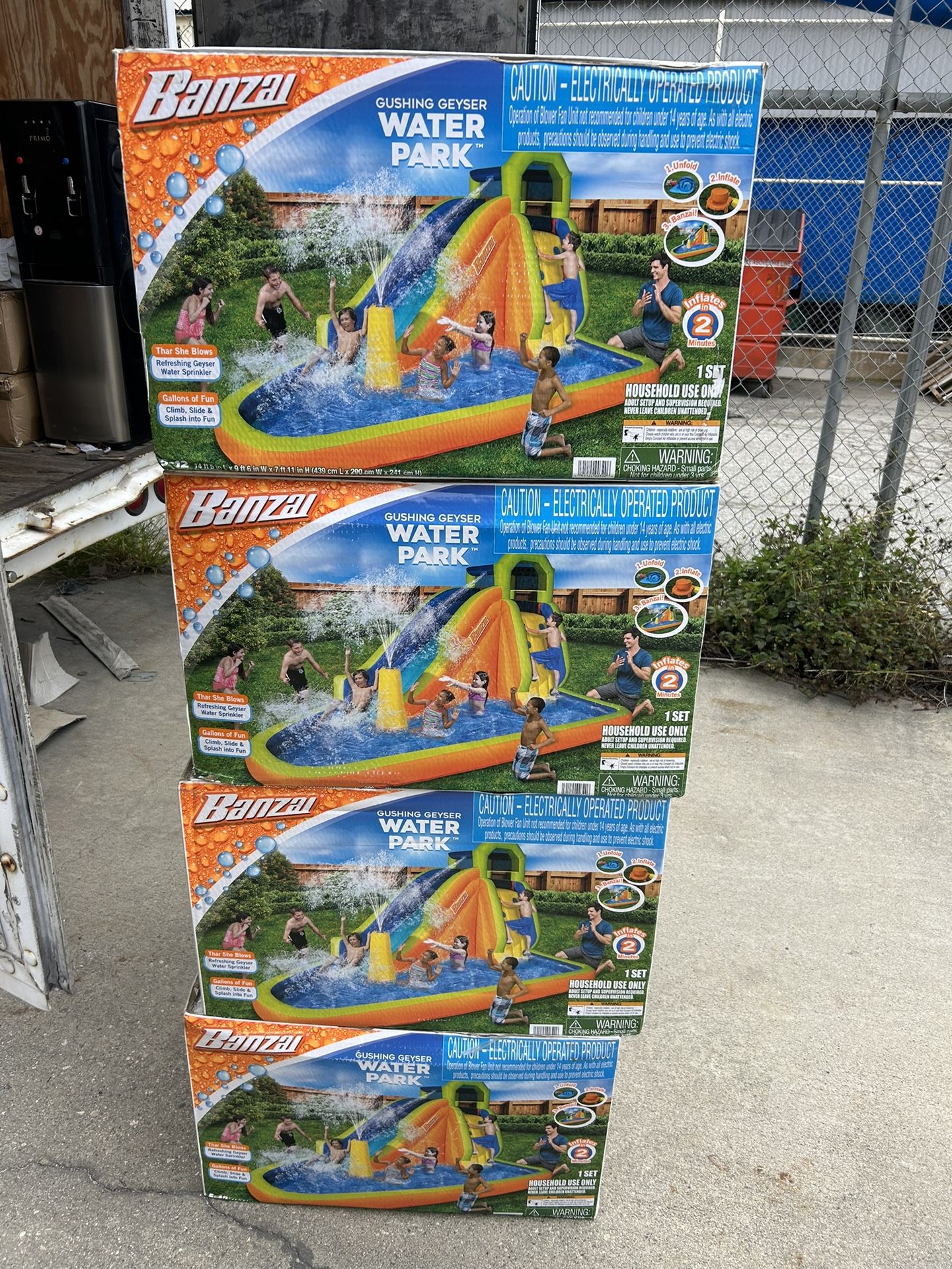 Banzai Inflatable Gushing Geyser Water Park