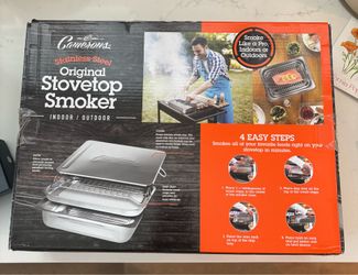 Camerons Original Stovetop Smoker – Stainless Steel, Indoor/Outdoor