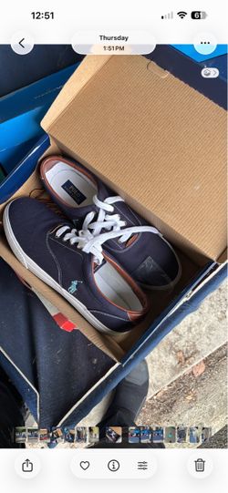 Polo Ralph Lauren canvas sneakers inbox