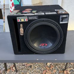 Alpine R Series Subwoofer with Custom Box – 12”