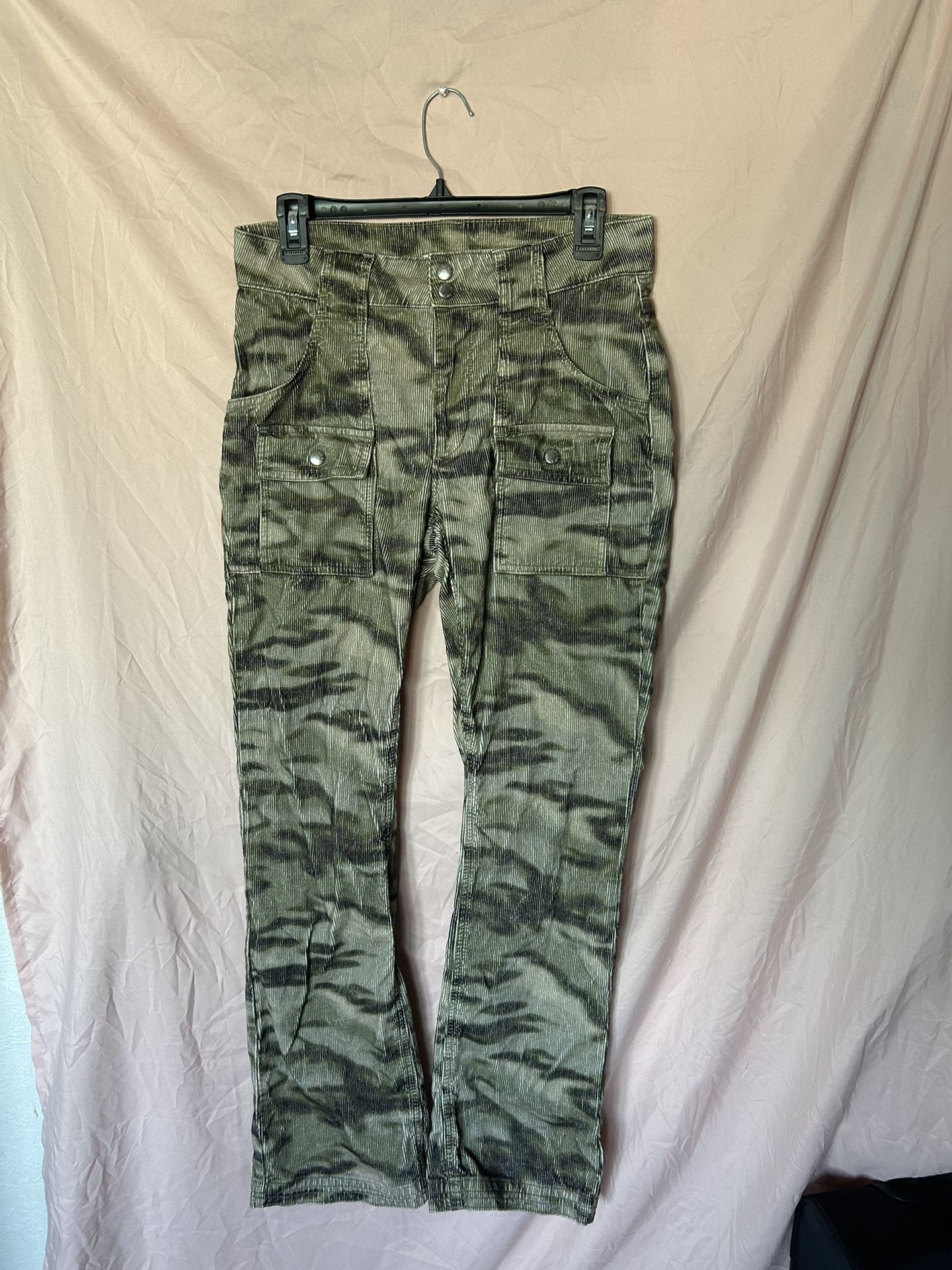 Camouflage Corduroy Pants