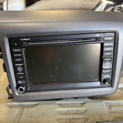 12 HONDA CIVIC SEDAN 1.8L AUDIO RADIO W/ NAVIGATION 39540-TR0-A02