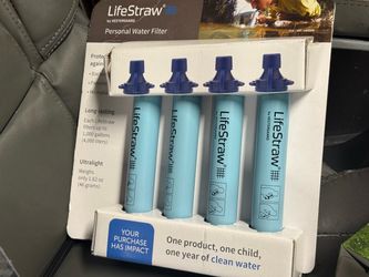 LifeStraw Personal Water Filter 4-Pack