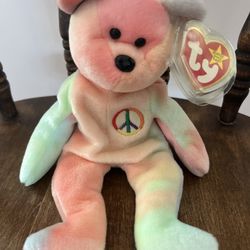 Reduced Rare Peace TY Beanie Baby 1996 W Tag Errors