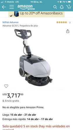 Máquina de lavar pisos