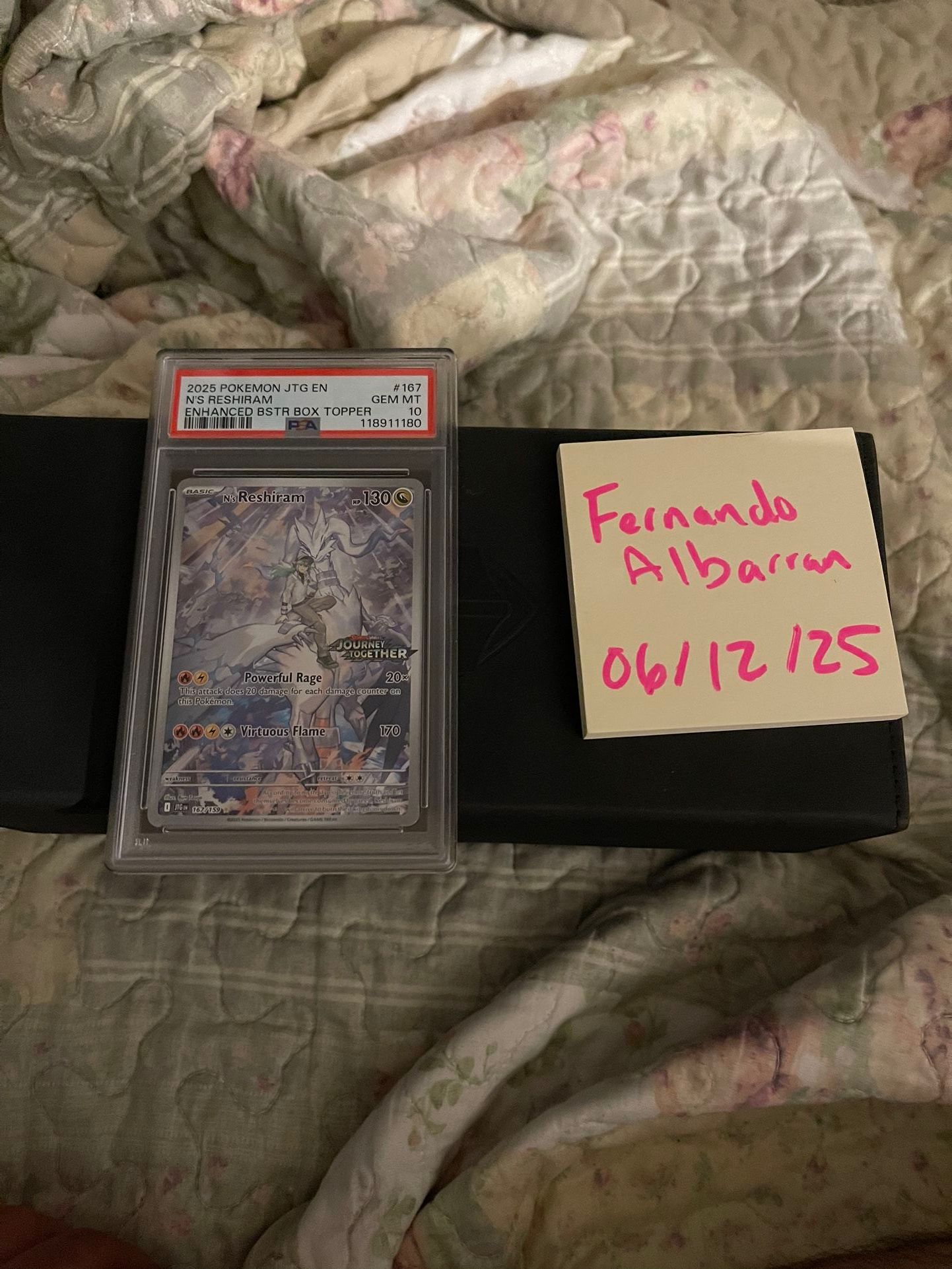 N’s Reshiram Promo Psa 10