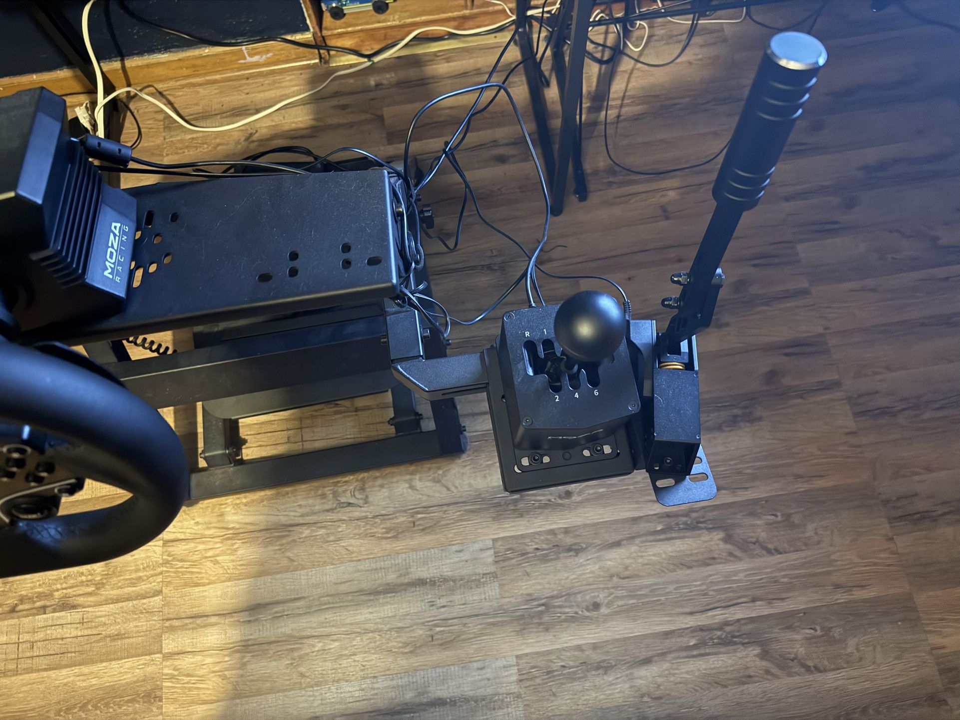 Moza R5 Wheel Setup