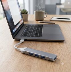 4 Port USB Hub USB3.0 to USB-A