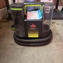 BISSELL - Little Green Max Pet Handheld Deep Cleaner - Black with Cha Cha Lime Accents