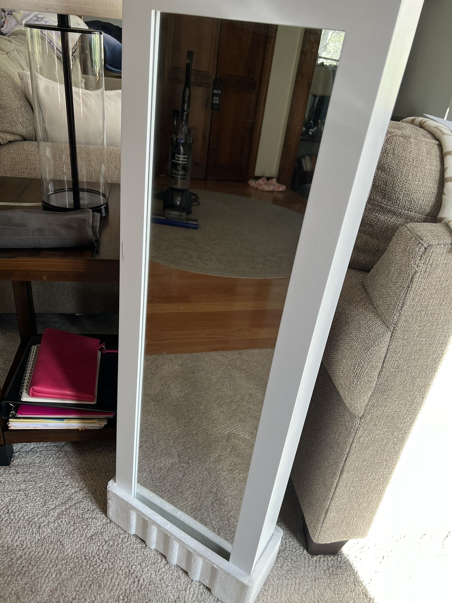 Hanging Jewelry/Makeup Armoire with Mirror