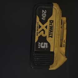 Dewalt 5 ah 20 volt battery