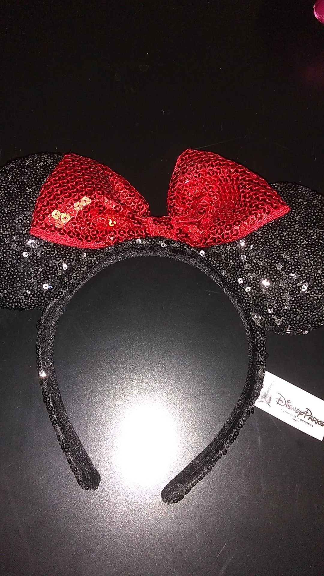 Disney Land Minnie Mouse Sequence Ears Hat