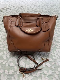 Coach leather satchel
