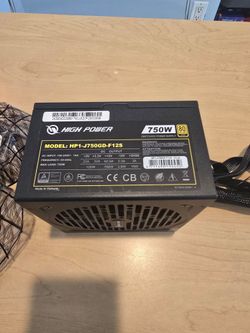 High Power 750w 80+ gold PSU