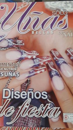 Revista de diseños de uñas