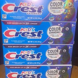 Crest Kids Toothpaste Color Changing