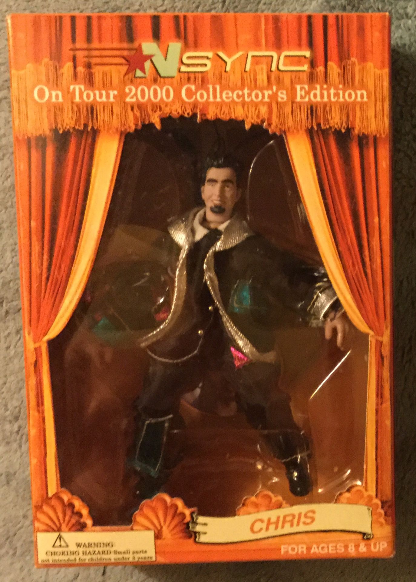 Vintage *NSYNC Chris Kirkpatrick 2000 Tour Marionette Action Figure - Near Mint Condition - Original Production Run