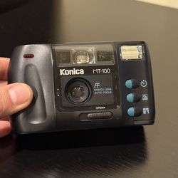 Konica MT-100 35mm Point And Shoot Film Camera