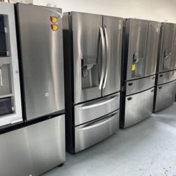 French Door Refrigerators Brand New