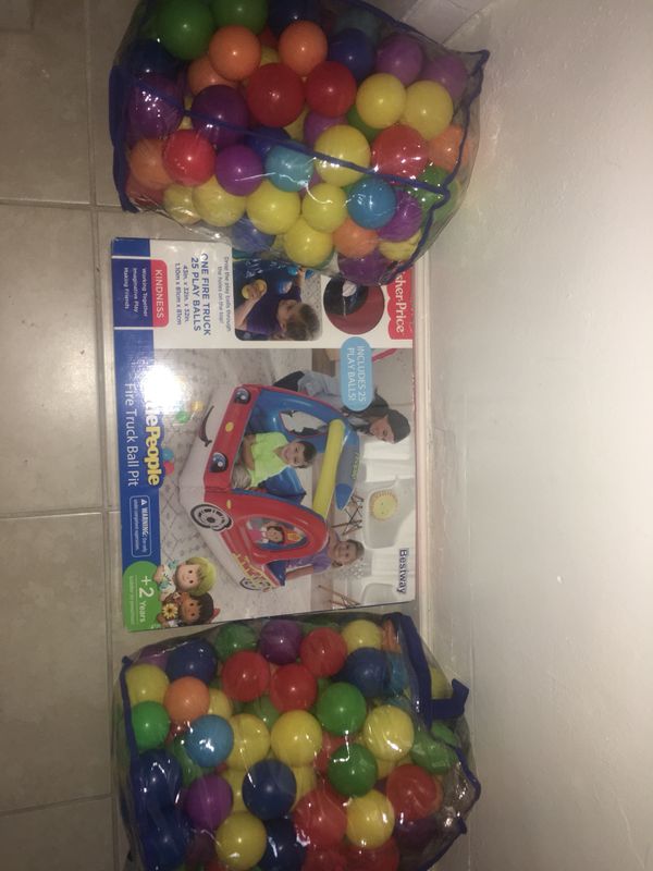 Fisher Price Fire Truck Ball Pit For Sale In Pompano Beach Fl