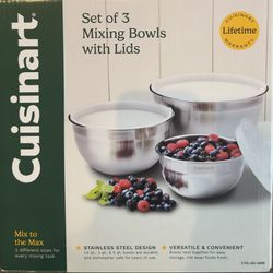 Cuisinart 3 Piece Mixing Bowl Set