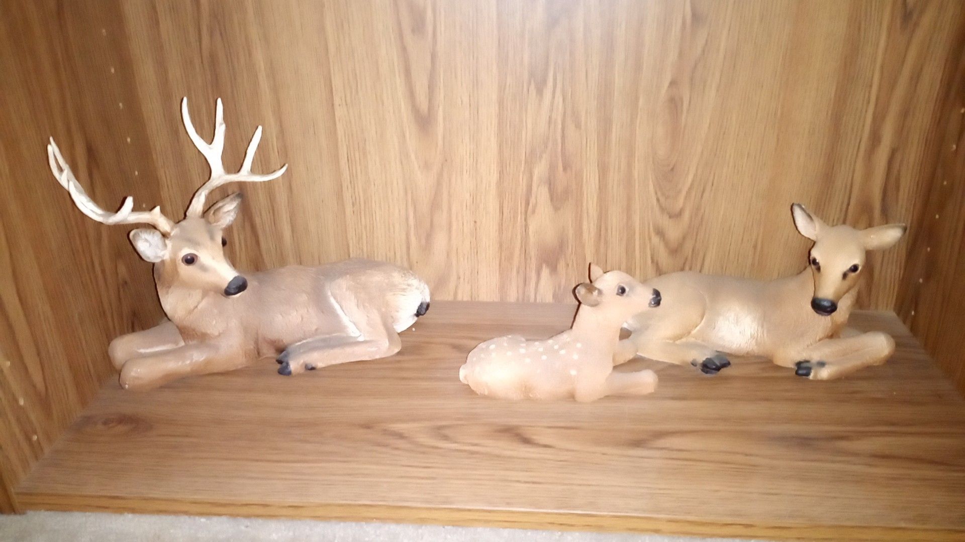 Vintage Home Interior Deer figurines