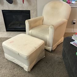 Rocking Chair With Rocking Ottoman 