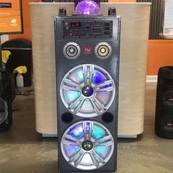 Portable Trolley Speaker Double 12”