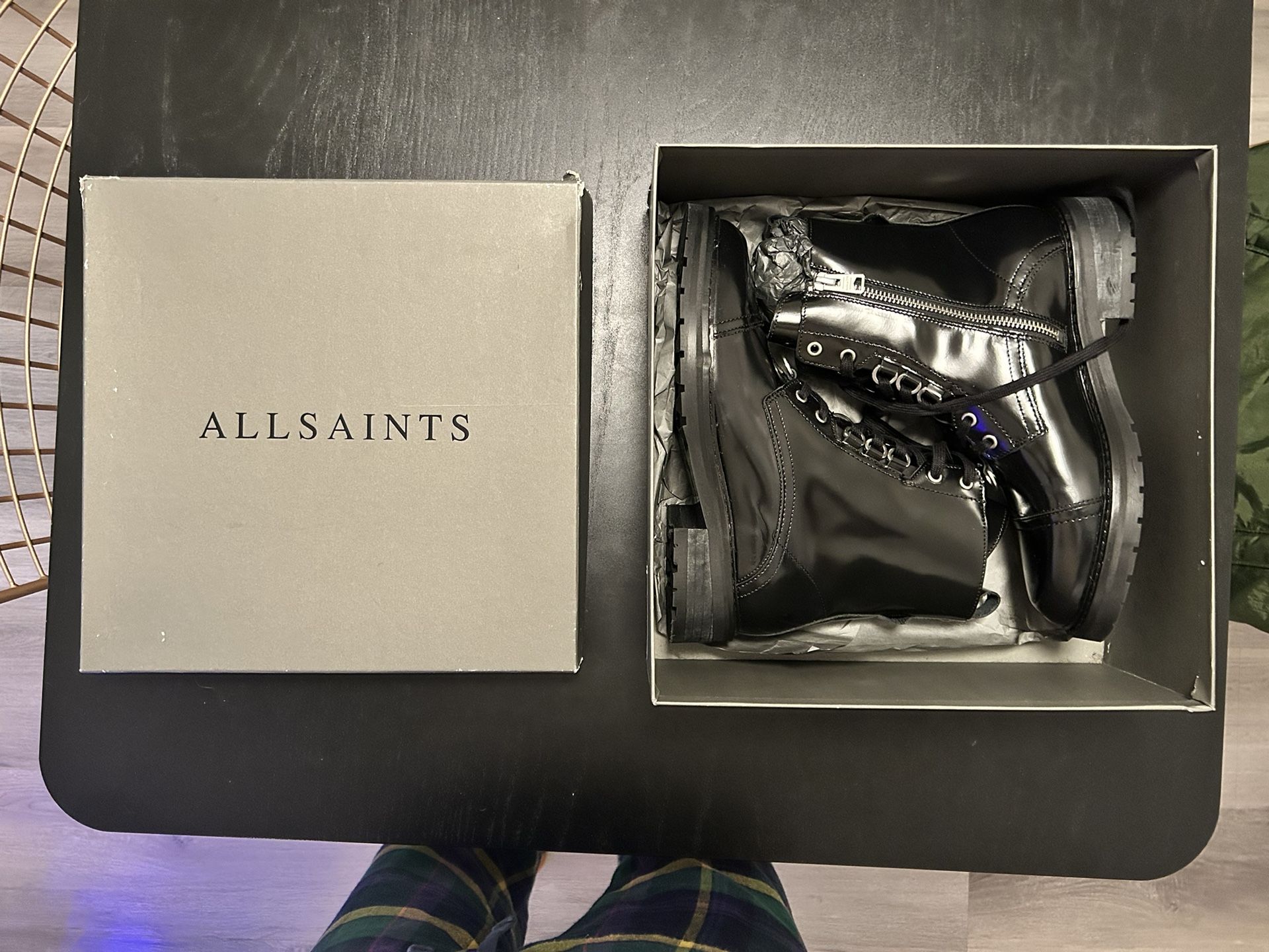 BRAND NEW - All Saints - Lira Leather Boots - US 7