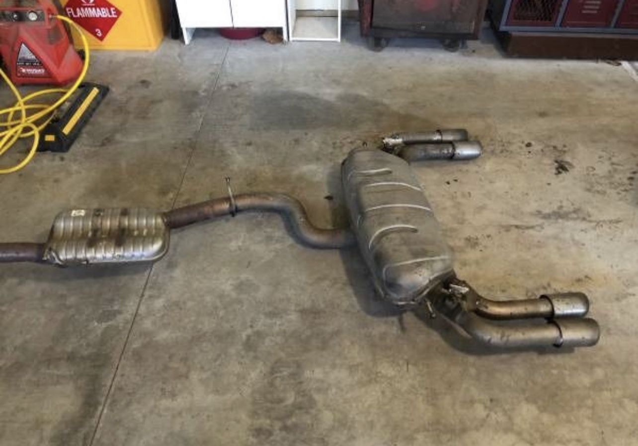 2015 Audi S3 Stock Exhaust