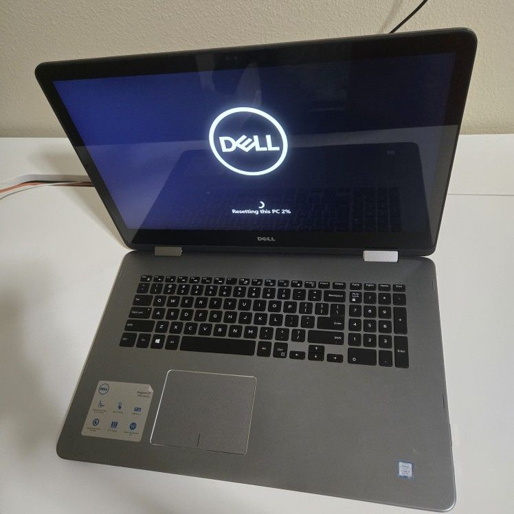 Dell Inspiron 17.3" 2-in-1 Laptop – i7-8550U, 16GB RAM, Touchscreen – Great Condition