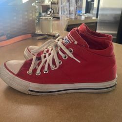 Size 7 Mid Womens Red Converse 