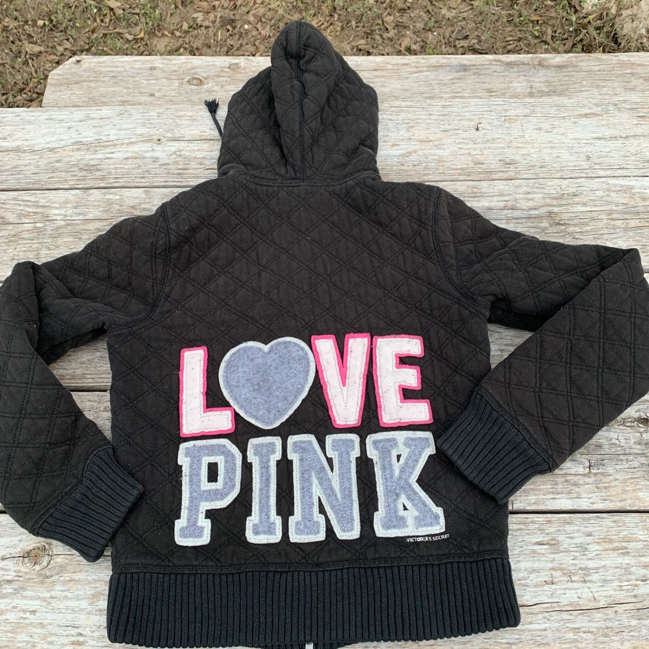 Love Pink Hoodie Jacket Small