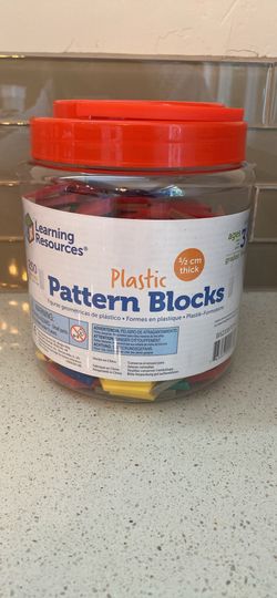 Learning Resources Plastic Pattern Blocks