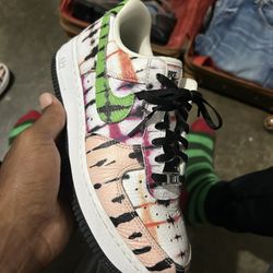 Women’s Nike tie-dye Air Force One size 8