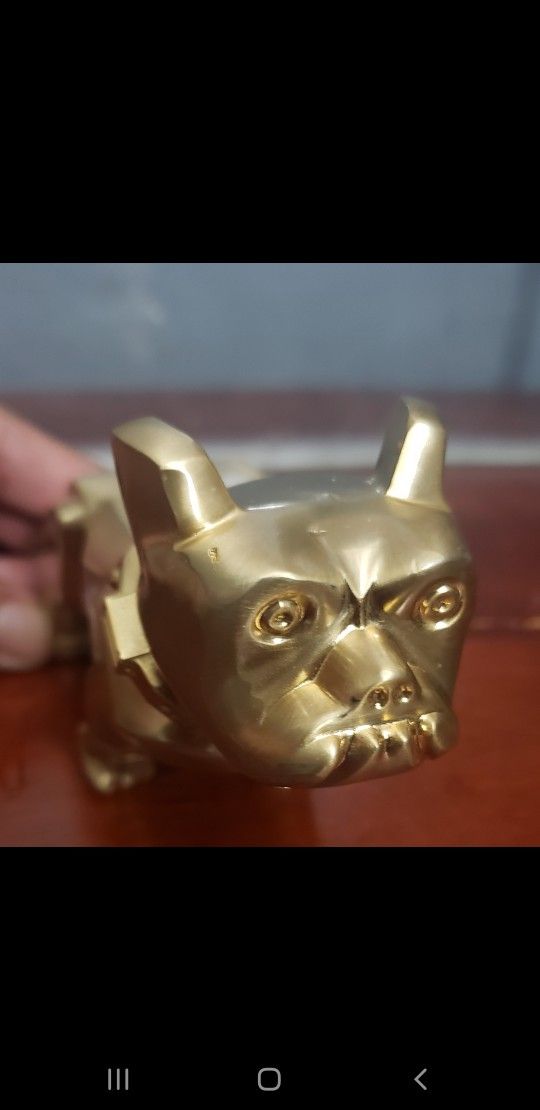 Vintage Mack Truck Bulldog Brass Hood Ornament Patient 87931