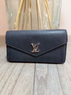 Louis Vuitton black leather wallet AUTHENTIC