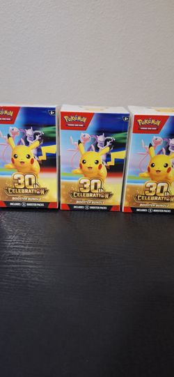 Pokemon 30th Celebration booster bundle