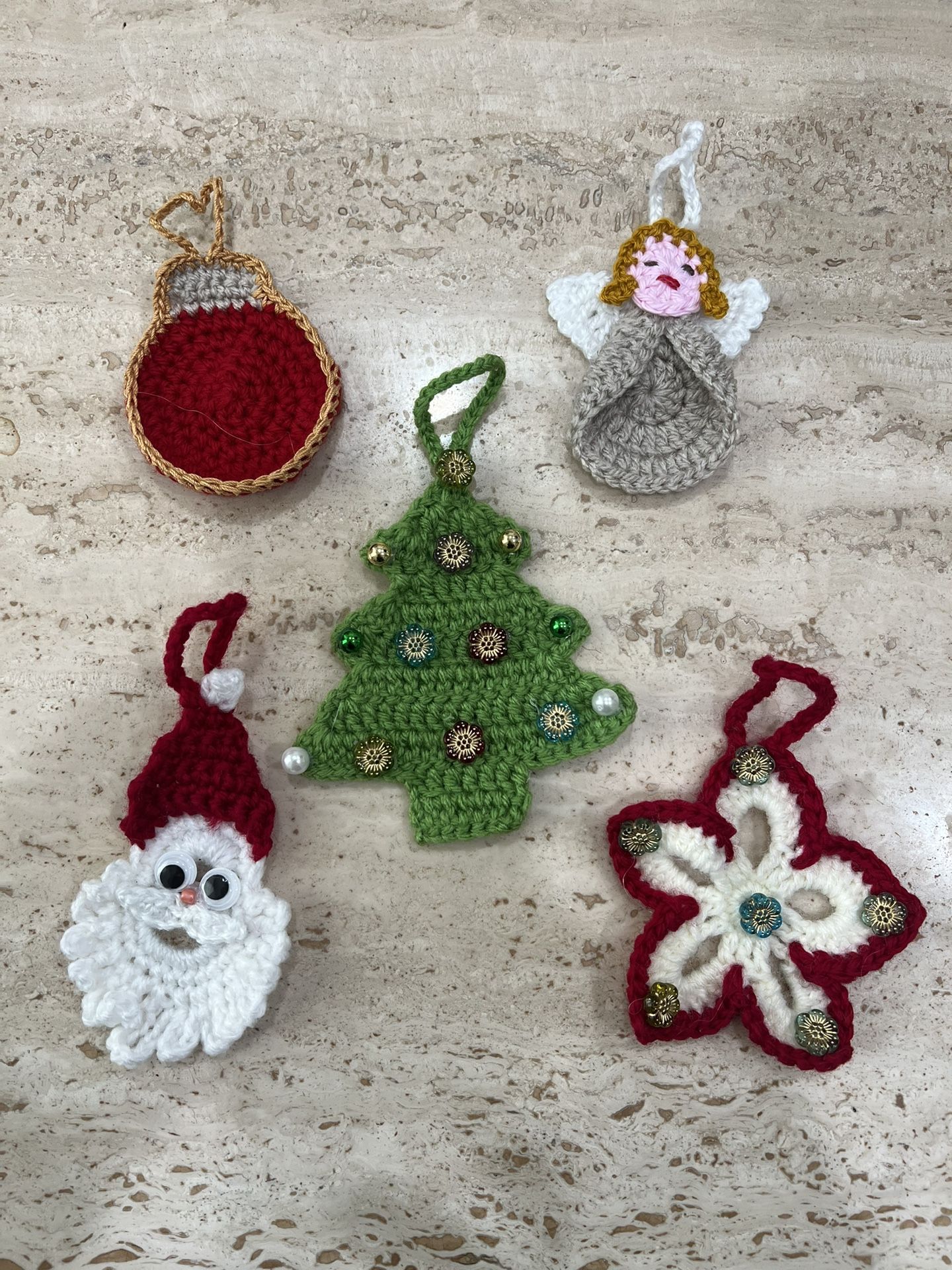 CROCHET Christmas Tree ORNAMENTS
