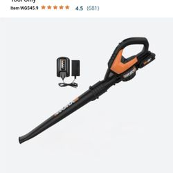 WORX Cordless Blower - NEW